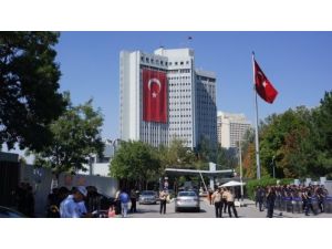 Dışişleri Bakanlığı Önünde 'Suriye' Protestosu