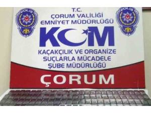 Çorum'da Kaçak Cep Telefonu Operasyonu