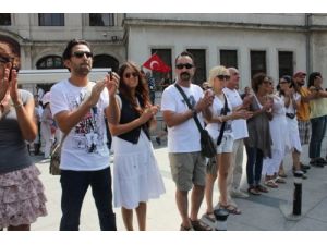 İnsan Zinciri Oluşturmak İsteyen Gruba Polis Engeli