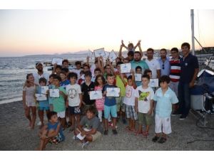 Bodrum'da Küçük Yelkenciler Sertifika Aldı