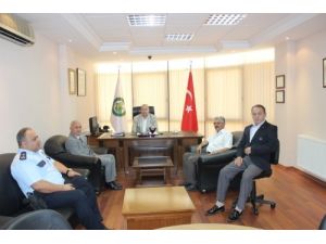 İl Emniyet Müdürü Türkmenli, Çarşamba Ticaret Borsası'nı Ziyaret Etti