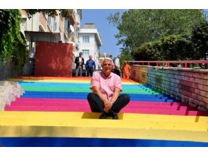 Edirne Belediyesi Bütün Merdivenleri Gökkuşağına Boyayacak