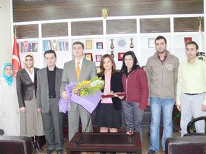 Diyabetli gençler, Sağlık Müdürü’nü ziyaret etti