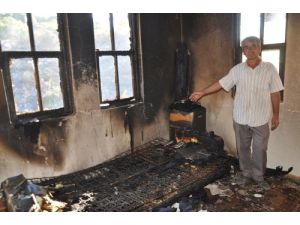 40 Hektar Ormanlık Alan İle 6 Evin Zarar Gördüğü Yangın Kontrol Altına Alındı