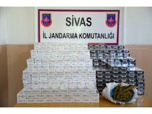 Jandarmadan Uyuşturucu, Zayıflama Hapı Ve Kaçak Sigara Operasyonu