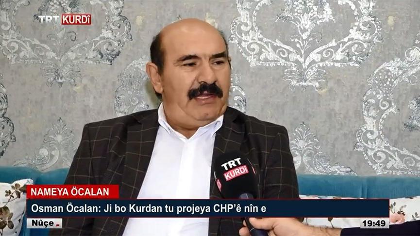 Binlerce askeri şehit eden Osman Öcalan TRT'ye böyle çıktı