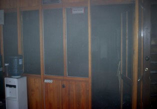 Cami içerisinde yangın çıktı