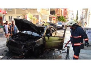 Lpg'li Taksi Alev Topuna Döndü (Özel)