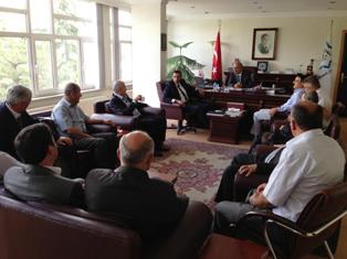 Milletvekili Akış'tan, Vali Erol ve STK'lara ziyaret
