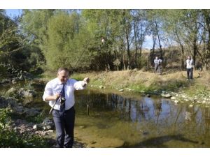 Başkan Yılmaz, Büyüksu’da Oltayla Balık Tuttu