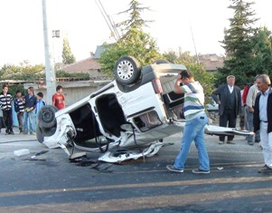 Konya'da trafik kazası: 1 ölü, 5 yaralı