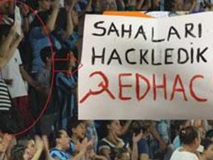 Maçta öyle bir pankart açtı ki!