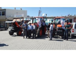Japon Traktörleri Ahlat’ta İlgi Görüyor