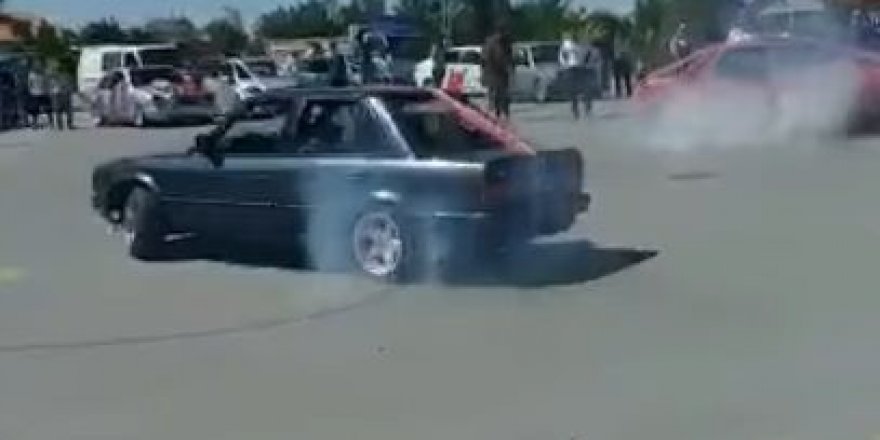 Bu da düğün konvoyu drifti