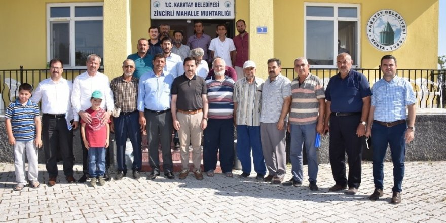 Karatay’da mahalle ziyaretleri sürüyor