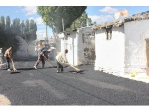 Palandöken'de Asfalt Çalışması