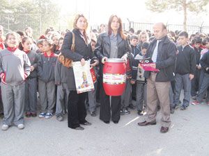 Selçuklu'da atık piller depolanıyor