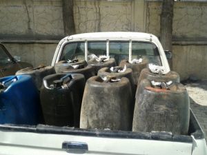 Kaçak Akaryakıt Naklederken Polise Yakalandı