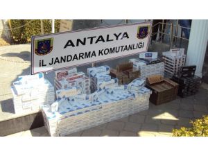 Manavgat'ta 8 Ayda 70 Bin Paket Kaçak Sigara Ele Geçirildi