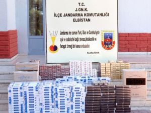 Elbistan'da Kaçak Sigara Operasyonu