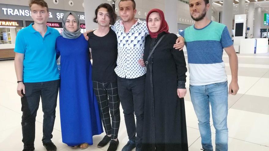 Libya’da serbest bırakılan 6 Türk yurda döndü