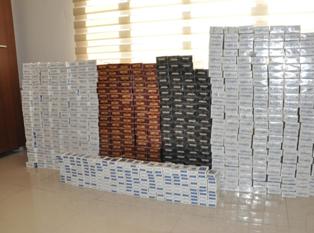 5 bin 490 paket kaçak sigara ele geçirildi