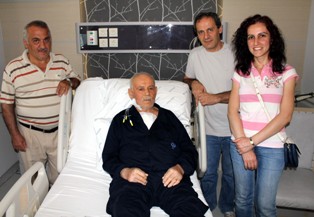 84 yaşında kalp pili alınıp by-pass ameliyatı oldu