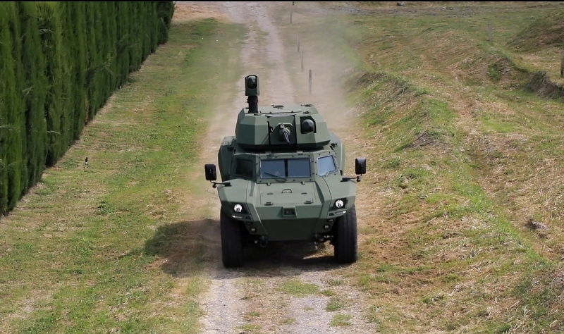 Türkiye'nin elektrikli zırhlısı araziye çıktı