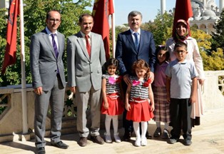 Öğrenciler Başkan Akyürek’i ziyaret etti