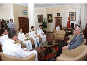 Başkan Yılmaz, Deniz Harp Okulu Heyetini Ağırladı