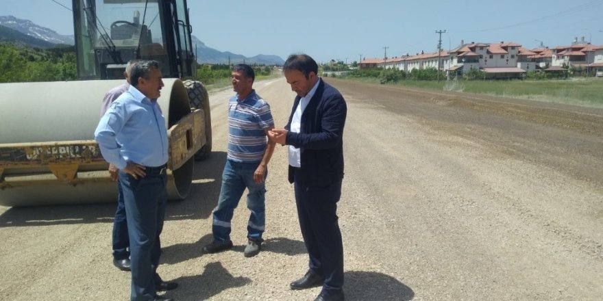 Seydişehir’de maden yolu asfaltlanarak kullanıma açıldı