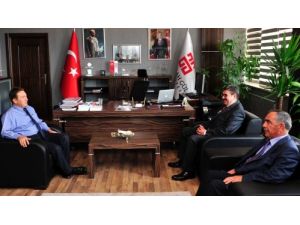 Hacı Boydak, Agü Rektörü Sabuncuoğlu’nu Ziyaret Etti