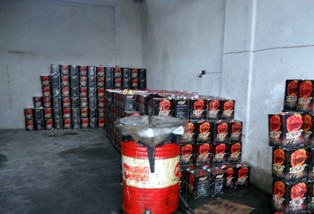 Cihanbeyli'de 10 numara yağ baskını