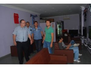 Orhaneli'nde Kahvehane Ve İnternet Kafeler Denetlendi
