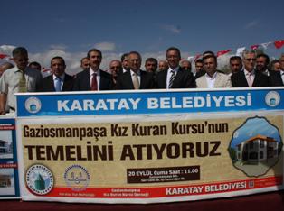 Gaziosmanpaşa Kız Kuran Kursu'nun temeli atıldı