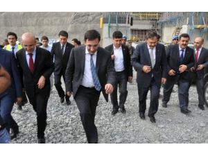 Bakanlar Ilısu Barajı’nda İncelemelerde Bulundu