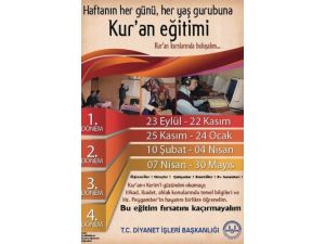 Eflani'de 80 Kız Öğrenci Kur’an Kursuna Başladı