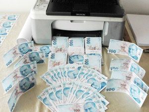 Sahte paraları reklam için basmışlar