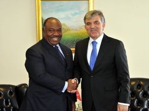 Gül, Gabon Lideriyle Görüştü