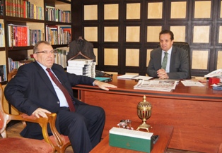 Kaymakam Kenanoğlu Merhaba'yı ziyaret etti