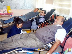 Karapınar'da vatandaşlar kan verdi