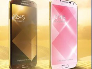 Altın Galaxy S4 görücüye çıktı