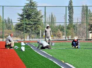 Akşehir sentetik çim sahaya kavuşuyor