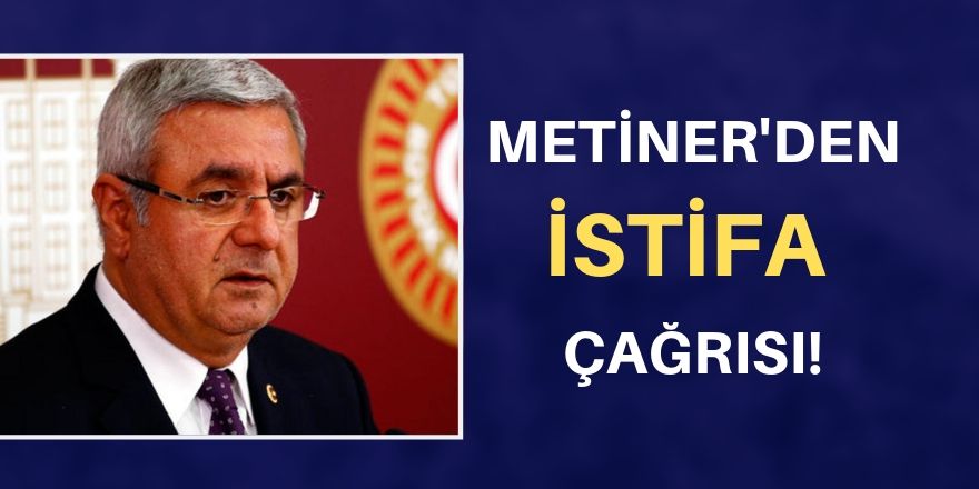 AKP'li Mehmet Metiner'den istifa çağrısı