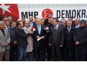 Mhp'li Vural, Miting Alanını İnceledi