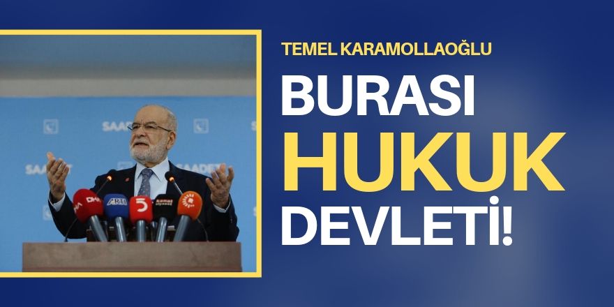 Karamollaoğlu: "Adalet öç alma mekanizması değildir"