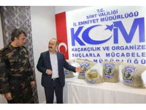 Siirt'te 41 Kilogram Esrar Ele Geçirildi