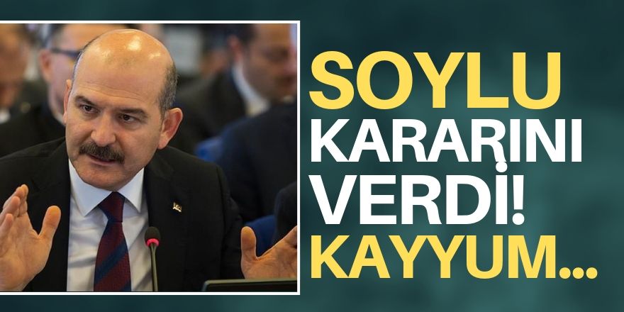 Süleyman Soylu’dan İBB’ye kayyumla ilgili net açıklama