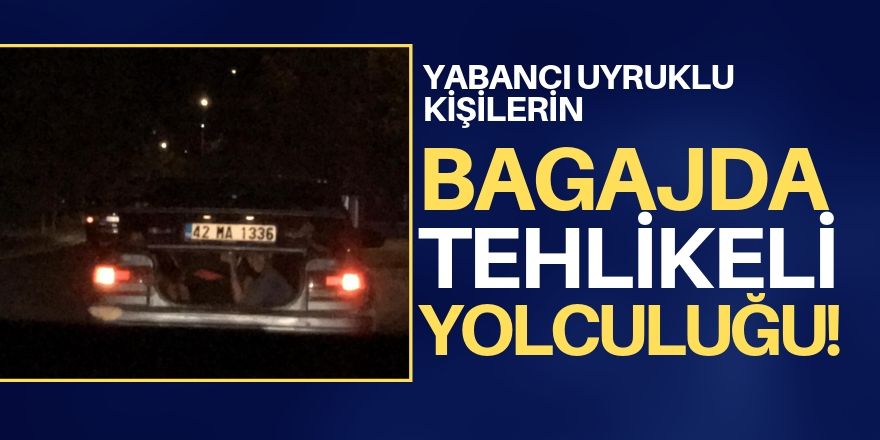 Bagajdan sürücüleri selamladılar!