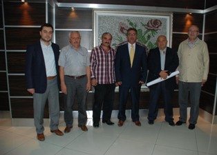 BÜSAN yönetiminden Hançerli'ye ziyaret